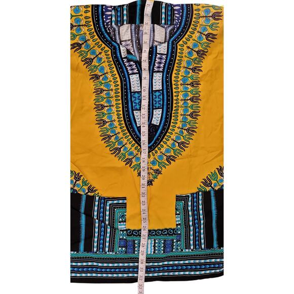 African 2XL/3XL Men Women Dashiki 100% Rayon Shirt Traditional Hippie Unisex Top - Picture 4 of 6